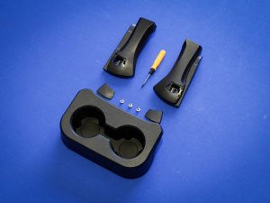 Ford Bronco Cupholder Upgrade - Rear Cupholder Add On Kit Ford Bronco Cupholder Upgrade - Rear Cupholder Add On Kit